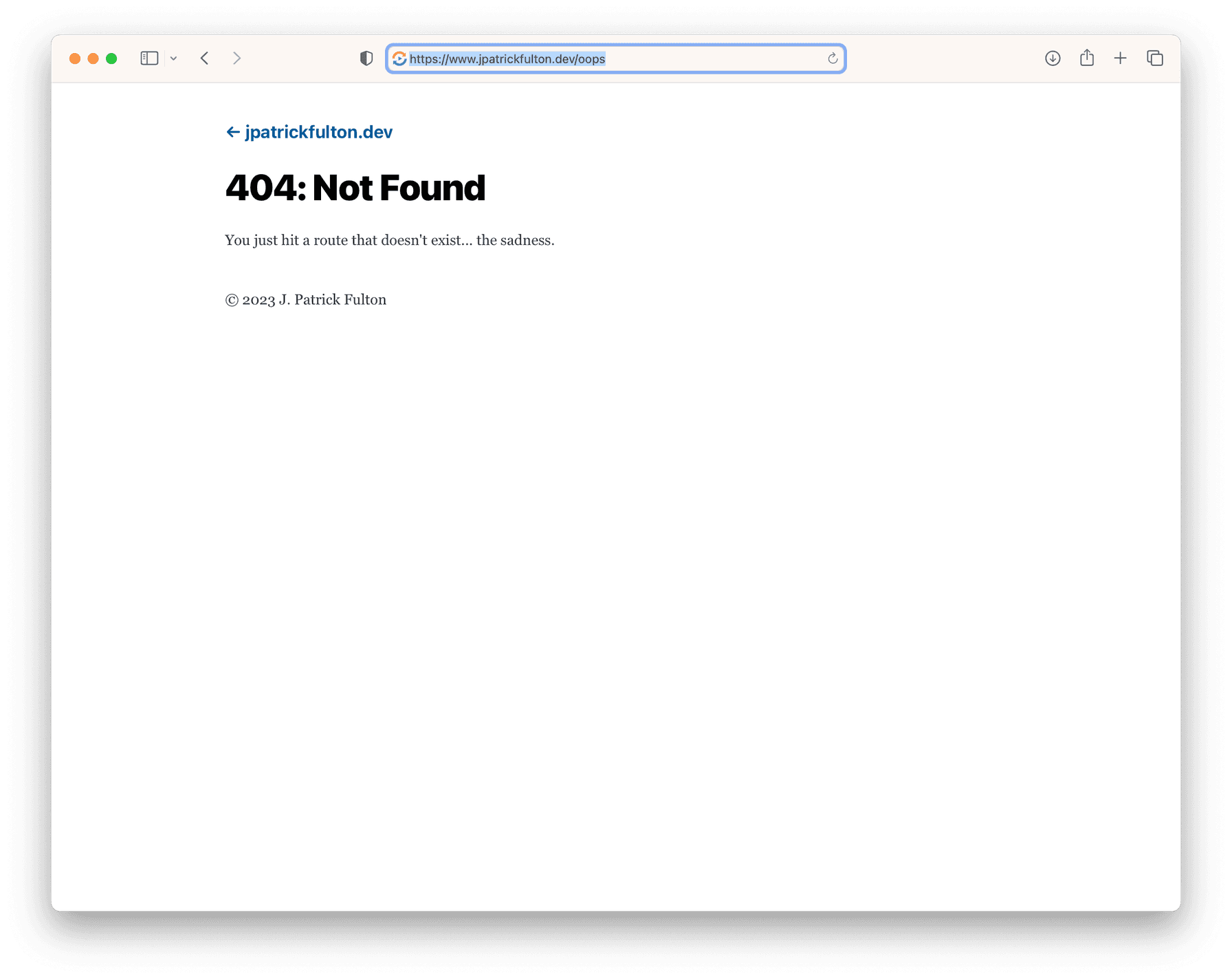 jpatrickfulton.dev